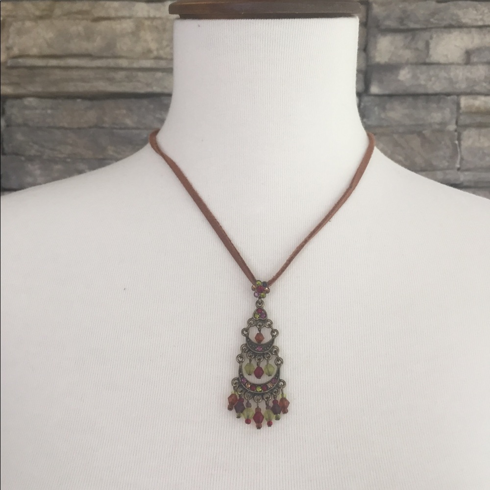 Chandelier rope necklace
